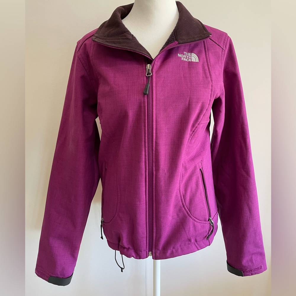 The North Face Soft Shell Jacket Purple Size Small.
